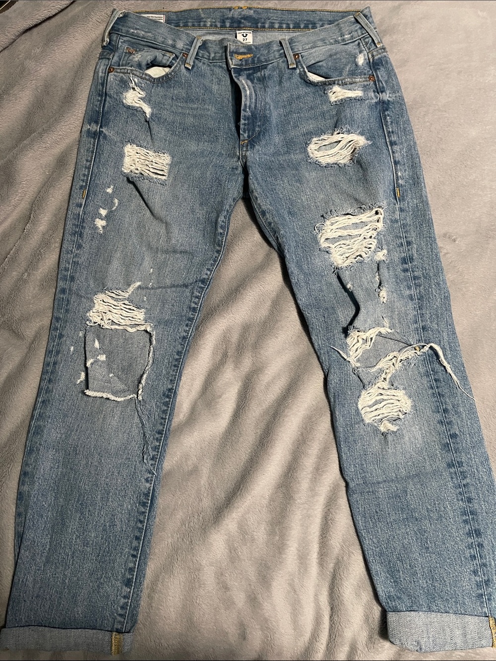 True Religion Audrey Mid Rise Slim Boyfriend